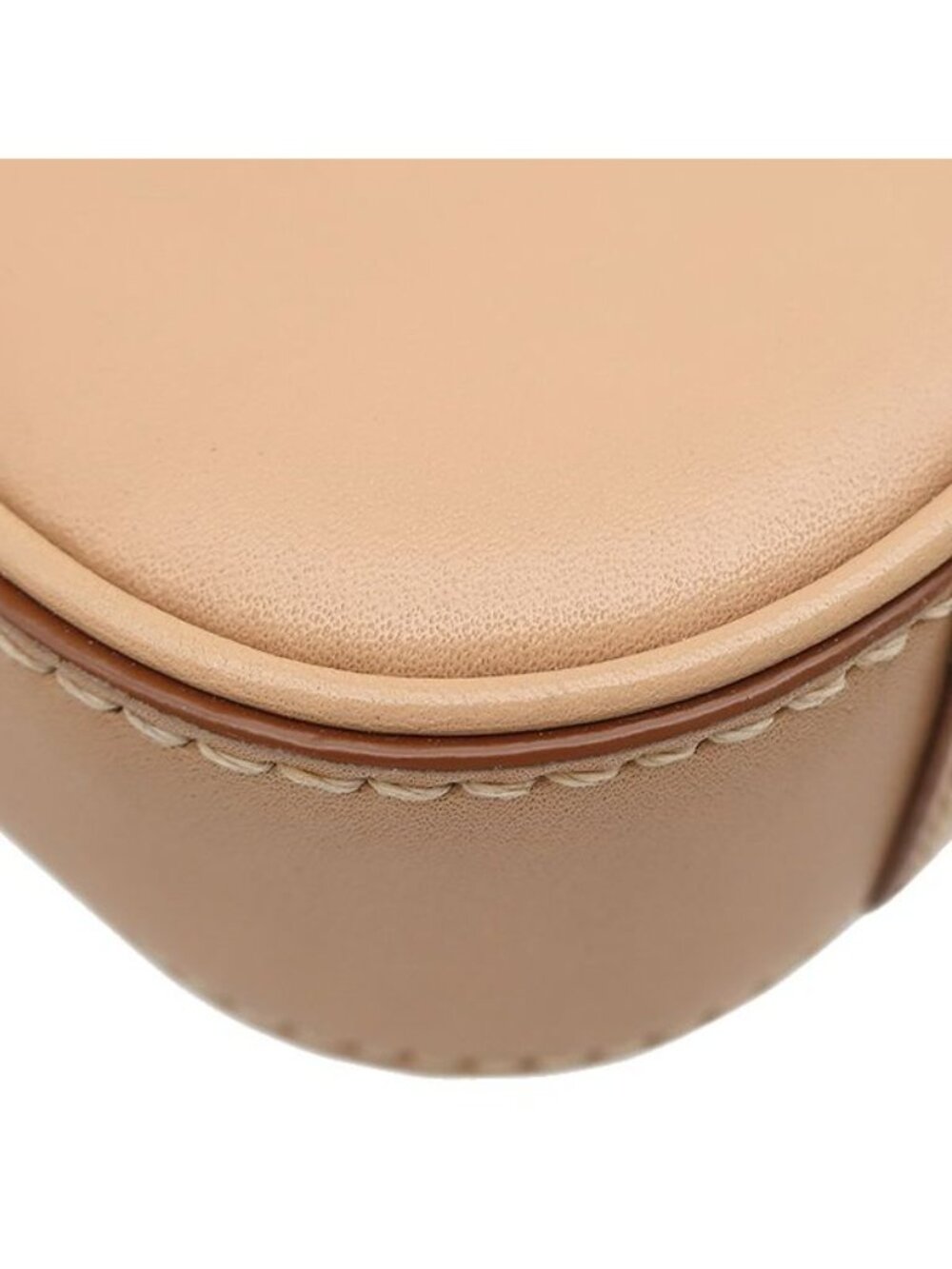 Saint Laurent Handbag le Cassette Calfskin Beige Gold le 5 a 7 Mini One Handle - Picture 4 of 10